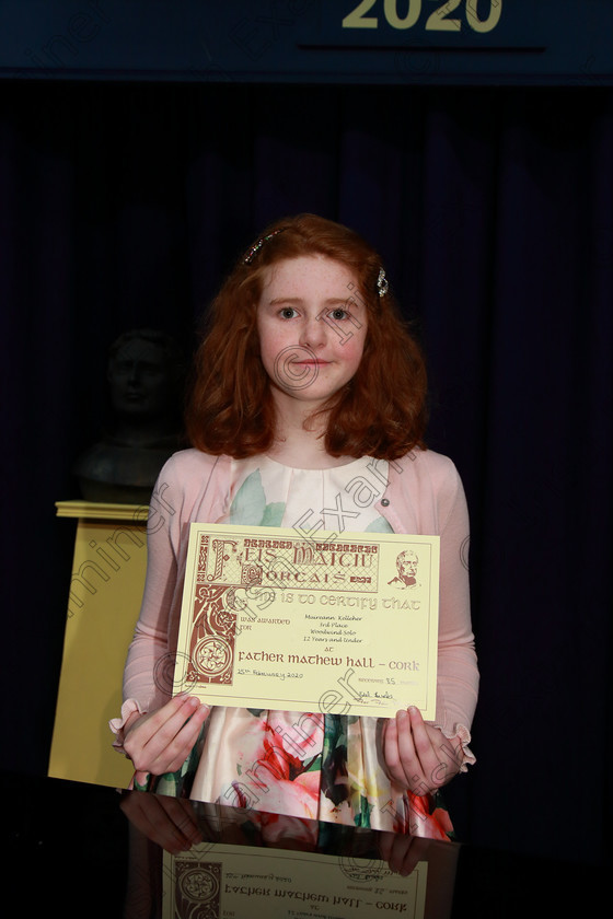 Feis25022020Tues42 
 42
Third Place Muireann Kelleher from Ovens.

Class:214: “The Casey Perpetual Cup” Woodwind Solo 12 Years and Under

Feis20: Feis Maitiú festival held in Father Mathew Hall: EEjob: 25/02/2020: Picture: Ger Bonus