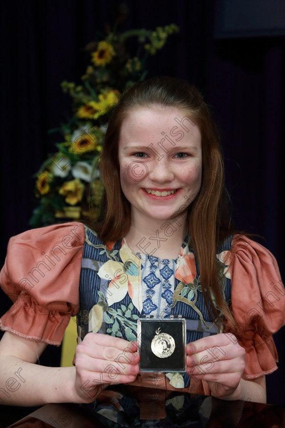 Feis05032019Tue15 
 15
Silver Medallist Clodagh O’Halloran from Glanmire for singing “My Own Little Corner” from Cinderella.

Class: 113: “The Edna McBirney Memorial Perpetual Award” Solo Action Song 12 Years and Under –Section 2 An action song of own choice.

Feis Maitiú 93rd Festival held in Fr. Mathew Hall. EEjob 05/03/2019. Picture: Gerard Bonus