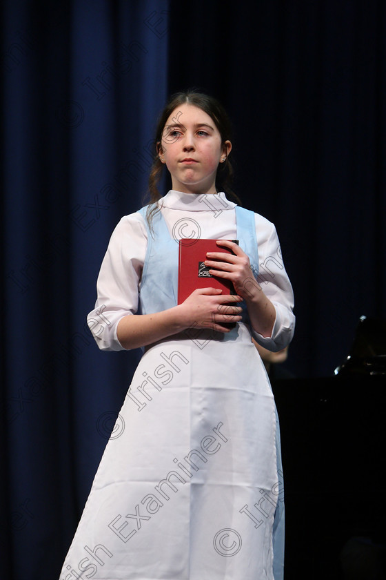 Feis06032018Tue41 
 41
3rd Place for Karla O’Hare performing “A Change In Me” from Beauty and The Beast.
 Singing and School Choirs Class: 24: “The David O’Brien and Frances Reilly Perpetual Trophy” Musical Theatre 16 Years and Under Section 1 Feis Maitiú 92nd Festival held in Fr. Mathew Hall. EEjob 06/03/2018 Picture: Gerard Bonus.