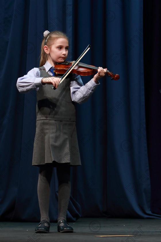 Feis0402109Mon19 
 18~19
Sophie Lavananta performing set piece.

Class: 242: Violin Solo 8 Years and Under (a) Carse–Petite Reverie (Classical Carse Bk.1) (b) Contrasting piece not to exceed 2 minutes.

Feis Maitiú 93rd Festival held in Fr. Matthew Hall. EEjob 04/02/2019. Picture: Gerard Bonus