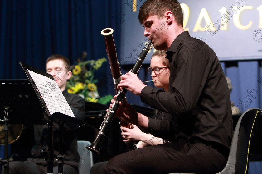 Feis10022019Sun44 
 44
Lrya Quintet; Ciarán O’Driscoll on Clarinet and Róisín Hynes McLaughlin on Bassoon.

Class: 269: “The Lane Perpetual Cup” Chamber Music 18 Years and Under
Two Contrasting Pieces, not to exceed 12 minutes

Feis Maitiú 93rd Festival held in Fr. Matthew Hall. EEjob 10/02/2019. Picture: Gerard Bonus