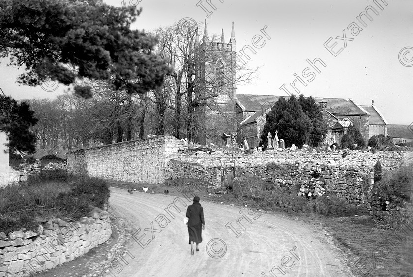 mallow1bwhires 
 For 'READY FOR TARK'
View near Ballyclough, near Mallow, North Cork in September 1933 Ref. 29B Old black and white villages churches