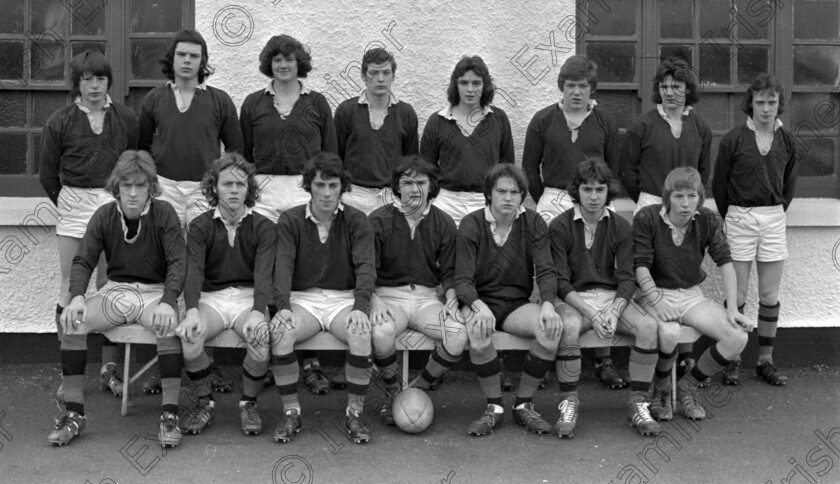 rugger2(1) 
 The Highfield Under-17 team (shown here) who drew 9-9 with the Highfield Under-18 team at Model Farm Road. 07/02/1976.