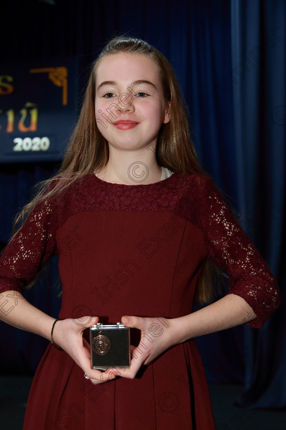 Feis07022020Fri40 
 40
Bronze Medallist Roscha Murohy from Castlemartyr.

Class:54: Vocal Girls Solo Singing 11 Years and Under

Feis20: Feis Maitiú festival held in Father Mathew Hall: EEjob: 07/02/2020: Picture: Ger Bonus.