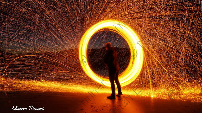 ring of fire 
 THE RING OF FIRE
long exposure on a beach in County Kerry.