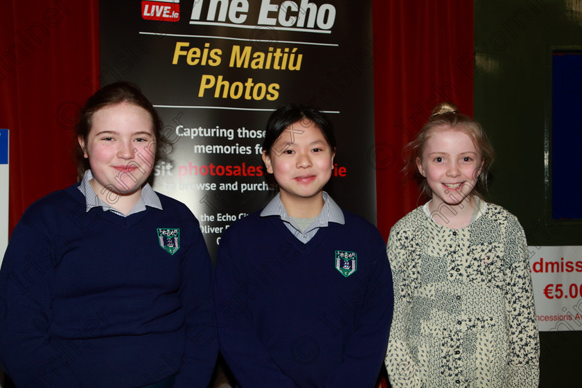Feis25022020Tues32 
 32
Emma O’Mahony from Tivoli; Hai Ka Sung from Ballyvolane and Aideen O’Connell from Killarney.

Class:214: “The Casey Perpetual Cup” Woodwind Solo 12 Years and Under

Feis20: Feis Maitiú festival held in Father Mathew Hall: EEjob: 25/02/2020: Picture: Ger Bonus