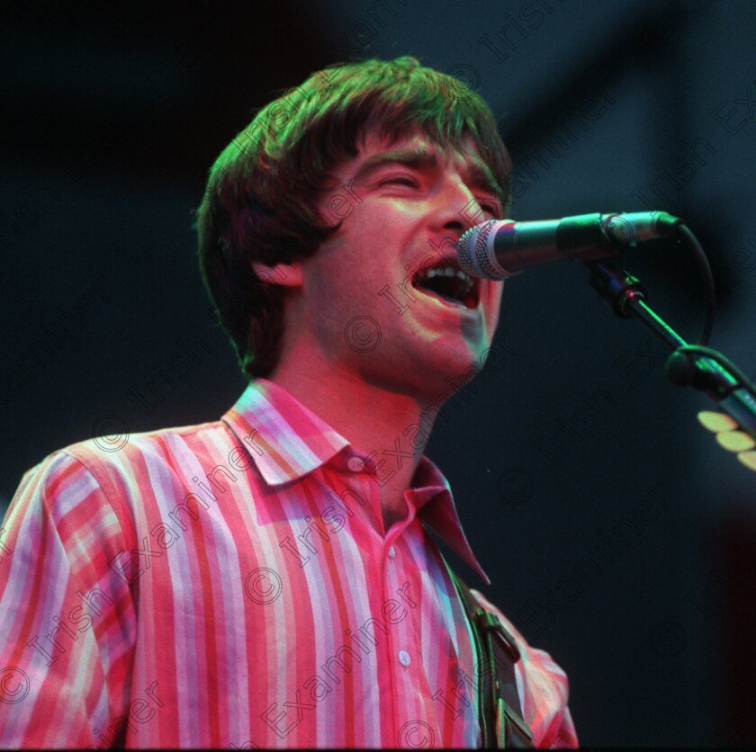 22725 -1371967243 
 OASIS STAR NOEL GALLAGHER ON STAGE AT PAIRC UI CHAOIMH LAST NIGHT.PICTURE DAN LINEHAN