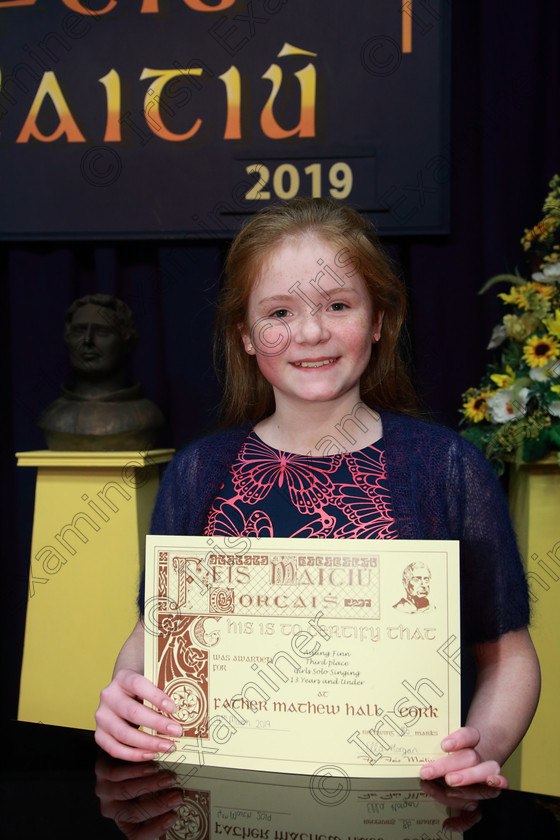 Feis04032019Mon26 
 26
3rd place Aisling Finn from Fermoy.

Class: 53: Girls Solo Singing 13 Years and Under–Section 2John Rutter –A Clare Benediction (Oxford University Press).

Feis Maitiú 93rd Festival held in Fr. Mathew Hall. EEjob 04/03/2019. Picture: Gerard Bonus