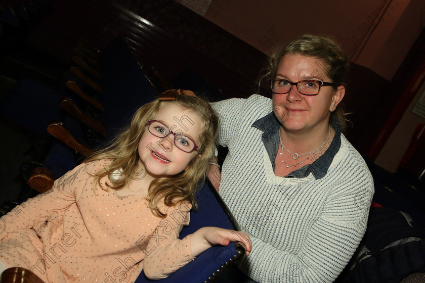 Feis21032018Wed42 
 42
Performer Éinín Comerford from Glanmire with her mum Orna.
 Labhairt na Filíocht agus Míreanna Drámaíochta Class: 518: Bhéarslabhairt 5 Bliana D’Aois Nó Faoina Feis Maitiú 92nd Festival held in Fr. Mathew Hall. EEjob 21/03/2018 Picture: Gerard Bonus.