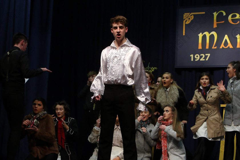 Feis15032018Thu32 
 31~33
Performers Academy Cork performing ‘A scene of dialogue, song and movement’ with head performers Jamie O’Leary and Pattie Maguire from “Mack and Mabel Movie”.

Speech and Drama Class: 335: “The Bryan Flynn Memorial Perpetual Cup” Musical Drama Duo18 Years and Under Feis Maitiú 92nd Festival held in Fr. Mathew Hall. EEjob 15/03/2018 Picture: Gerard Bonus.