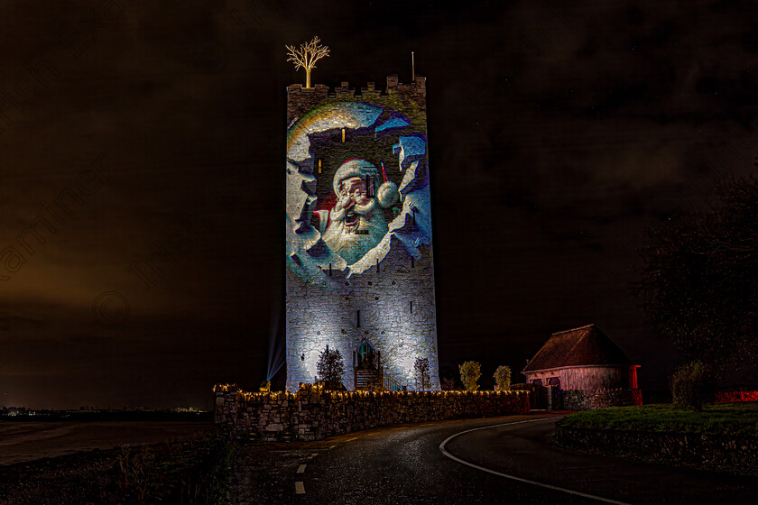 Belvelly Castle at Xmas 2 
 Belvelly Castle all lit up for Christmas