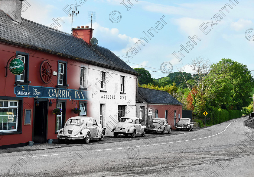 EOHMacroomNowThen01-mix-hires 
 Macroom Now and Then.........Carrigdrohid village between Coachford and Macroom 
Picture: Eddie O'Hare