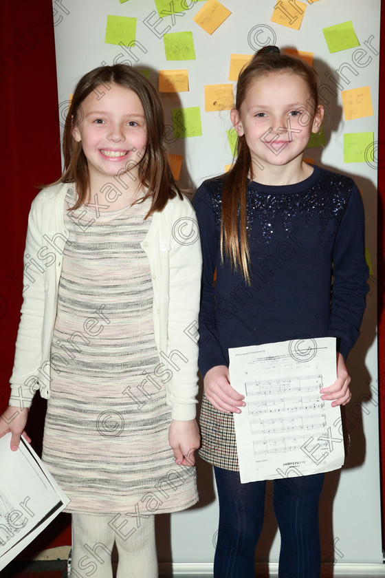 Feis05022019Tue02 
 2
Performers Chloe and Kelly Hedderman from Blarney.

Class: 187: Piano Solo 9 Years and Under –Confined Two contrasting pieces not exceeding 2 minutes.

Feis Maitiú 93rd Festival held in Fr. Matthew Hall. EEjob 05/02/2019. Picture: Gerard Bonus