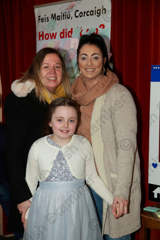 Feis12022020Wed20 
 20
Layla Rose O’Shea from Midleton with Teresa Allen and Diane O’Sullivan

Class:55: Girls Solo Singing 9 Years and Under

Feis20: Feis Maitiú festival held in Father Mathew Hall: EEjob: 11/02/2020: Picture: Ger Bonus.
