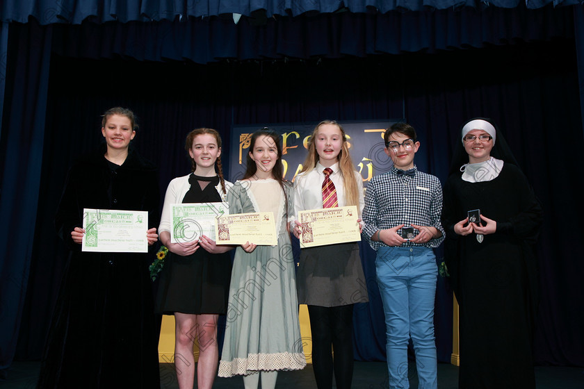 Feis20022018Tue44 
 44
Commenced Emily Cronin from Ovens and Leah Murphy from Whitechurch; Joint 3rd place Aoibhe O’Dwyer from Carrigrohane and Katelyn Buckley from Fermoy; Bronze Medallist Chulainn Lyons from Bishopstown and Silver Medallist Caoimhe Russell from Douglas.
 Speech and Drama Class: 327: “The Hartland Memorial Perpetual Trophy” Dramatic Solo Section 2 12 Yearsand Under Feis Maitiú 92nd Festival held in Fr. Mathew Hall. EEjob 20/02/2018 Picture: Gerard Bonus.