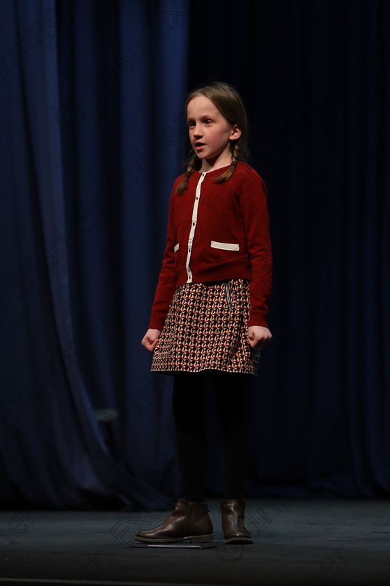 Feis22022018Thu21 
 21
Ella Harty performing.

Speech and Drama Classes: 363: Solo Verse Speaking Girls 12 Years and Under –Section 1
Feis Maitiú 92nd Festival held in Fr. Mathew Hall. EEjob 22/02/2018 Picture: Gerard Bonus.