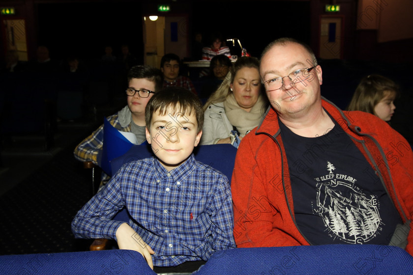 Feis25032018Sun78 
 78
Cillian Lucey from Mallow with his dad Brien.
 Speech and Drama Class: 377: Solo Verse Speaking Boys 12 Years and Under Feis Maitiú 92nd Festival held in Fr. Mathew Hall. EEjob 25/03/2018 Picture: Gerard Bonus