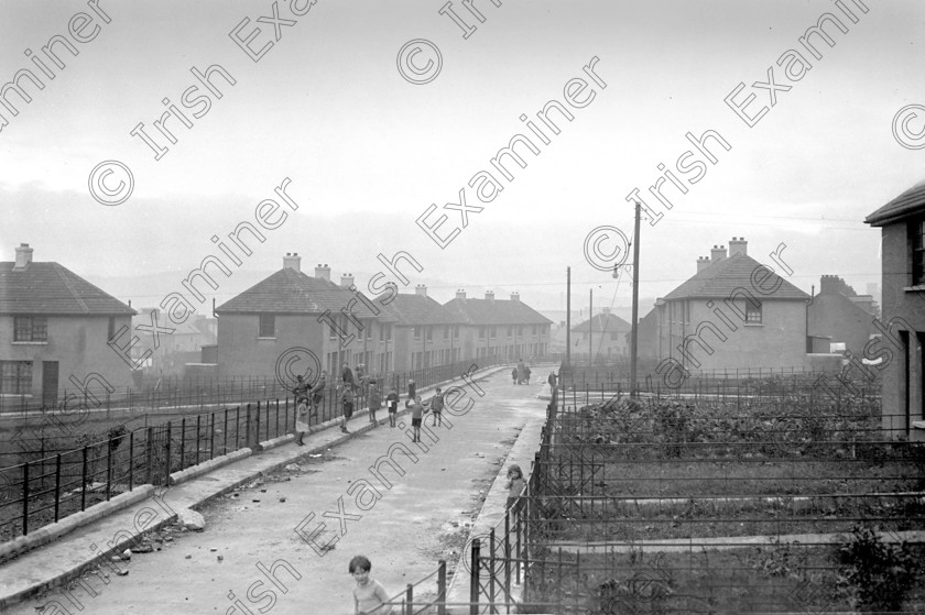 850795 850795 
 For 'READY FOR TARK'
New Cork Corporation housing near Bandon Road, Cork 26/10/1936 Ref. 852B old black and white slum clearance