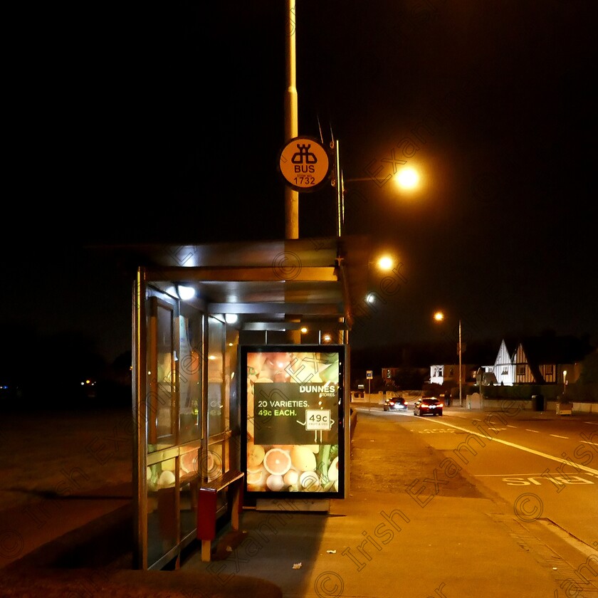 inbound1165710835 
 Bus stop lighting up the darkness.
Dollymount Coast Road, Dublin. 
January 2022
Picture : Sean Howlett