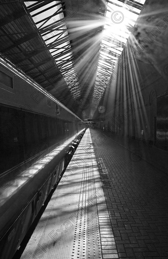 IMG 0109 B&W1 (2) 
 Sunny morning at Heuston Station