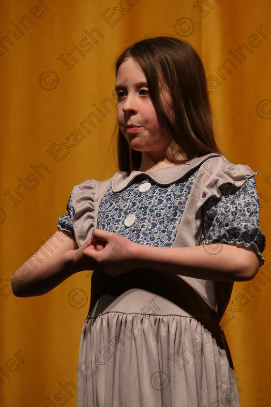 Feis16032018Fri23 
 23
Ava O’Driscoll performing “What Katie Did”.
 Speech and Drama Class: 328: “The Fr. Nessan Shaw Memorial Perpetual Cup” Dramatic Solo 10 Years and Under Section 3 Feis Maitiú 92nd Festival held in Fr. Mathew Hall. EEjob 16/03/2018 Picture: Gerard Bonus.