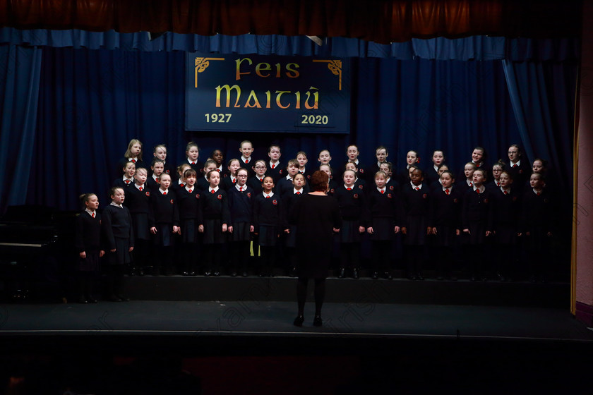Feis26022020Wed12 
 10~13
St. Vincent’s PS singing I’ll Tell Me Ma When I Go Home.

Class:84: “The Sr. M. Benedicta Memorial Perpetual Cup” Primary School Unison Choirs

Feis20: Feis Maitiú festival held in Father Mathew Hall: EEjob: 26/02/2020: Picture: Ger Bonus.