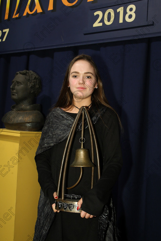 Feis16032018Fri59 
 59
Pattie Maguire from Rathpeacon winner of the “The Fiona Shaw Shakespeare Perpetual Trophy” performance of “Lady Constance” from King John.
 Feis Maitiú 92nd Festival held in Fr. Mathew Hall. EEjob 16/03/2018 Picture: Gerard Bonus.