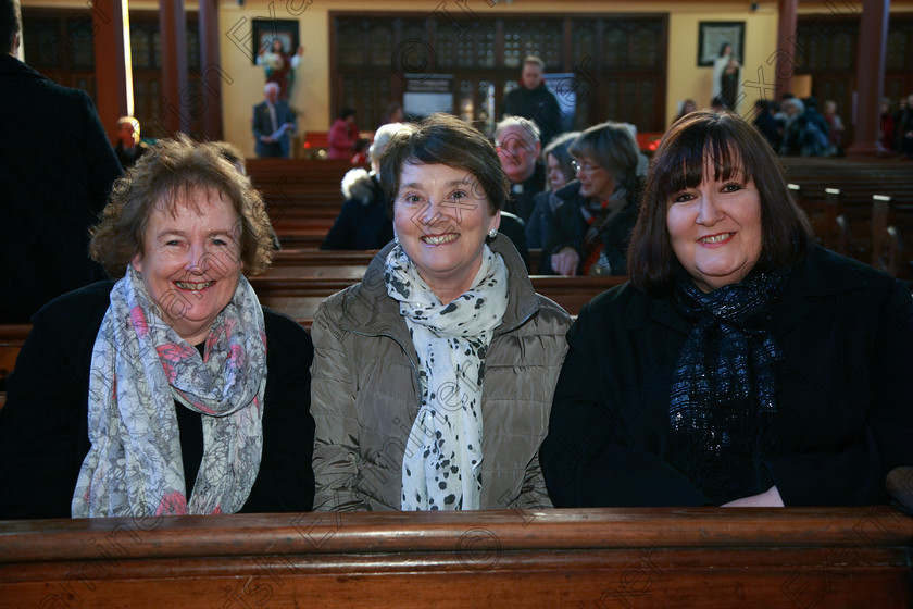 Feis04022018Sun03 
 3
Choir member attending the Adult Choirs; Louie Hegarty, Ger Sreenan and Veronica O’Driscoll 
 Holy Trinity Capuchin Church Adult Choirs Class: 76: “The Wm. Egan Perpetual Cup” Adult Sacred Choral Group or Choir Feis Maitiú 92nd Festival held in Fr. Matthew Hall. EEjob 02/02/2018 Picture: Gerard Bonus.