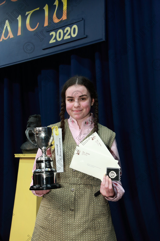 Feis10032020Tues099 
 99
Cup Winner, Silver Medallist and Bursary recipient Lily Costello from Whitechurch for her performance of Kinder Transport.

Class:325: “The Kilbrogan Perpetual Cup” and “Musgrave Ltd. Bursary” Bursary Value €130 Dramatic Solo 17 Years and Under

Feis20: Feis Maitiú festival held in Father Mathew Hall: EEjob: 10/03/2020: Picture: Ger Bonus.