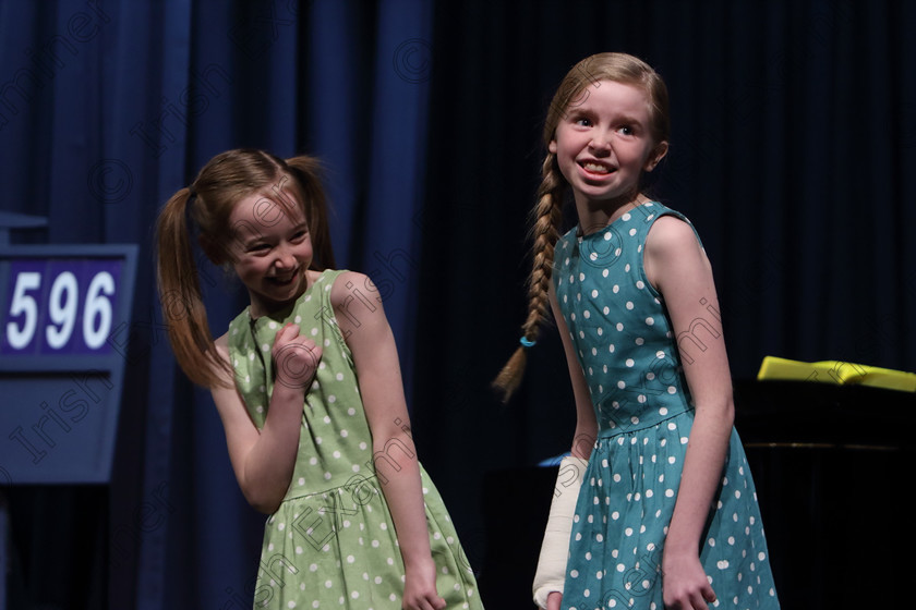 Feis27032018Tue75 
 65~69
A fabulous 90 marks for the family of Faye, Sophia and Charlotte Herlihy from Ballinhassig performed in the Family Class A programme of own choice not to exceed 10 minutes they called it “Sisterhood” every adjudicator at this year’s Feis awarded the top mark of 90 points to one or two acts, many adjudicators don’t give the highest score in years of adjudicating, reflecting the very high standard going through the doors of Fr. Mathew Hall. 
 Feis Maitiú 92nd Festival held in Fr. Mathew Hall. EEjob 28/03/2018 Picture: Gerard Bonus