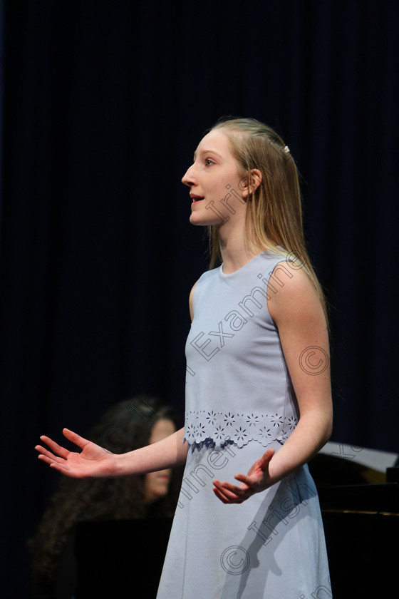 Feis08032018Thu18 
 18
Emily Murphy performing “Somewhere” from Westside Story.
 Singing and School Choirs Class: 112: “The C.A.D.A. Perpetual Trophy” Solo Action Song 14 Years and Under Section 2 Feis Maitiú 92nd Festival held in Fr. Mathew Hall. EEjob 06/03/2018 Picture: Gerard Bonus.