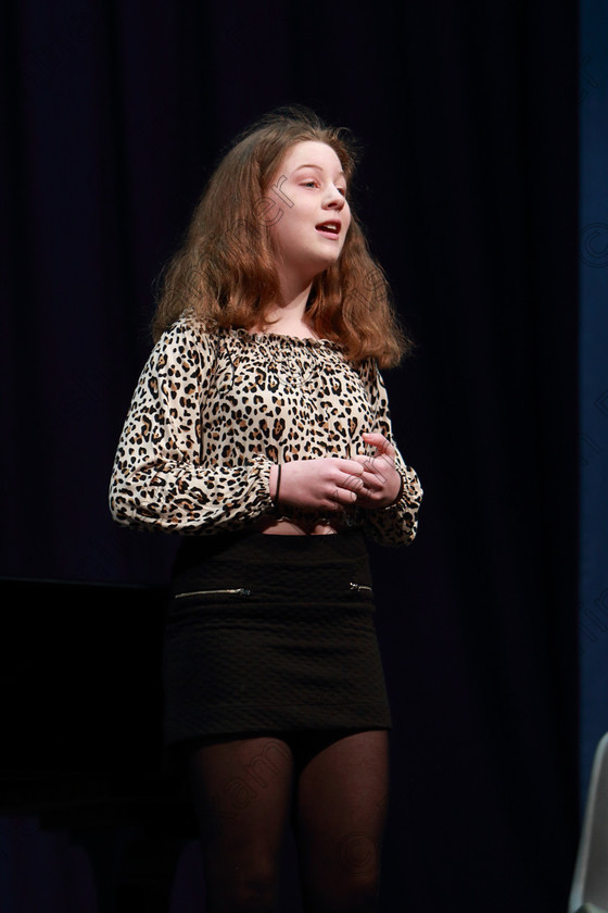 Feis10022019Sun22 
 22
Sarah Lysaght singing “Somewhere that’s green” from Little Shop of Horrors.

Class: 112: The C.A.D.A. Perpetual Trophy” Solo Action Song 14 Years and Under –Section 2 An action song of own choice.

Feis Maitiú 93rd Festival held in Fr. Matthew Hall. EEjob 10/02/2019. Picture: Gerard Bonus