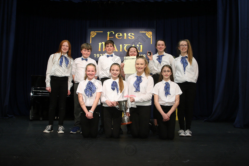 Feis23032018Fri19 
 15~18
Comhaltas Uí Mac Choille Midleton performing.
 Ceol agus Amhránaíocht Traidisiúnta Class: 551: Grupa Ceoil “Corn Evening Echo” 14 Bliana D’Aois Nó Faoina Feis Maitiú 92nd Festival held in Fr. Mathew Hall. EEjob 23/03/2018 Picture: Gerard Bonus