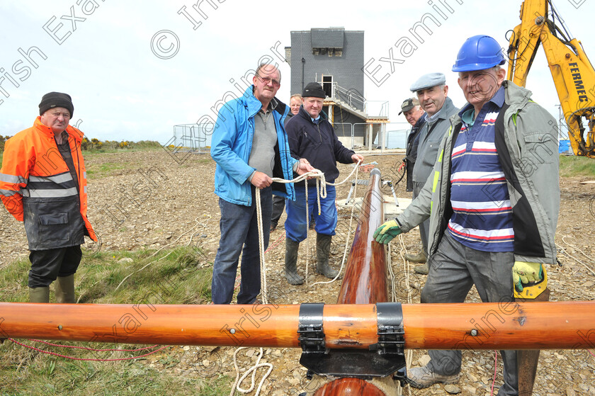 Astrid-ship-35 
 Irish Examiner News picture 04-05-2015
Eugene Burke, Dungarvan working on the mast of the Astrid which was erected at the Lusitania Museum next to the restored signal tower at the Old Head of Kinsale, Co Cork, which will be opened on Thursday. Picture Dan Linehan