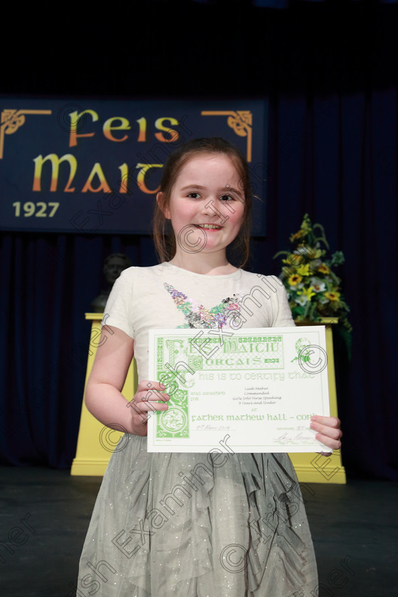 Feis08032019Fri62 
 62
Commended Leah Maher from Rochestown.

Class: 366: Solo Verse Speaking Girls 9YearsandUnder –Section 1 Either: My Pain –Ted Scheu. Or: Midsummer Magic –Cynthia Rider.

Feis Maitiú 93rd Festival held in Fr. Mathew Hall. EEjob 08/03/2019. Picture: Gerard Bonus