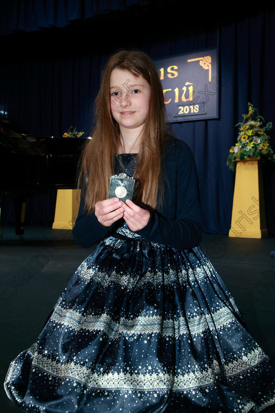 Feis02022018Fri29 
 29
Bronze Medallist Aurora Dempsey from Mitchelstown.
 Instrumental Music Class: 187: Piano Solo 9 Years and Under –Confined Feis Maitiú 92nd Festival held in Fr. Matthew Hall. EEjob 02/02/2018 Picture: Gerard Bonus.