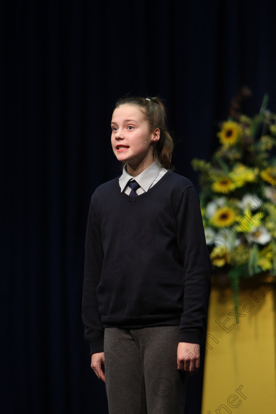 Feis20022018Tue07 
 7
Laura Dunlea performing.
 Speech and Drama Class: 364: Girls 11 Years and Under Section 1 Feis Maitiú 92nd Festival held in Fr. Mathew Hall. EEjob 20/02/2018 Picture: Gerard Bonus.