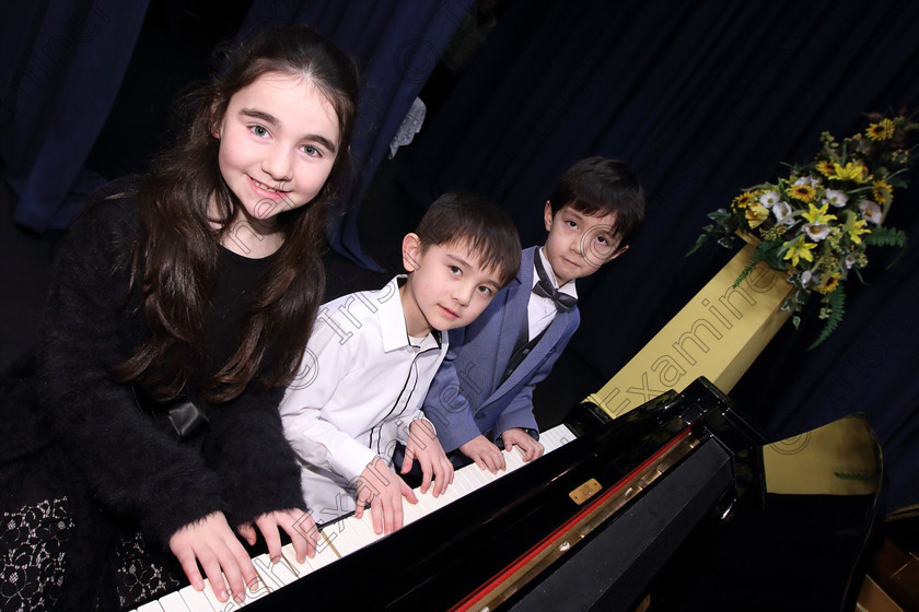 Feis01022019Fri16 
 16
Jessica McCrohan, Kevin Foster and 6 year old David Condon just after their performances.

Class: 167: Piano Solo: 8Years and Under (a) Schumann – Wilder Reiter (Album for the Young, Op.68). (b) Contrasting piece of own choice not to exceed 2 minutes.
 Feis Maitiú 93rd Festival held in Fr. Matthew Hall. EEjob 01/02/2019. Picture: Gerard Bonus