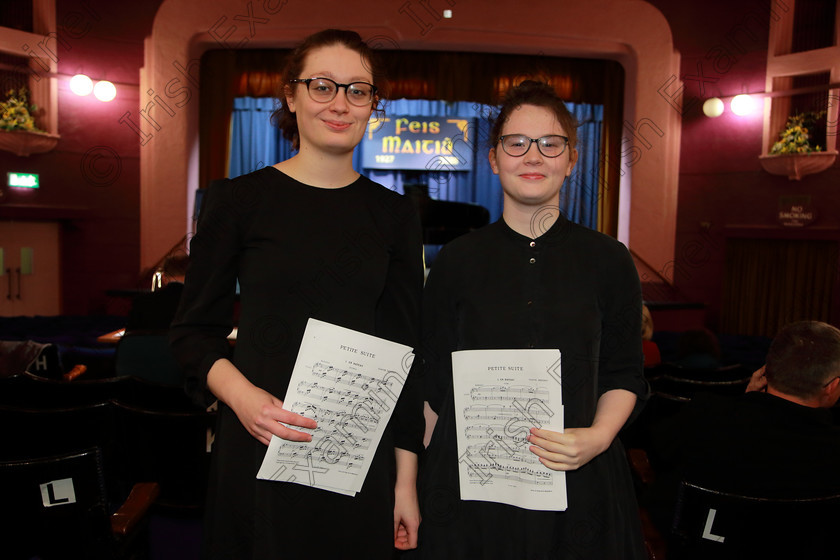 Feis05022020Wed35 
 35
Ellen Bolger and Georgina Cassidy from Youghal and Carlow.

Class:174: Piano Duets 12 Years and Under

Feis20: Feis Maitiú festival held in Father Mathew Hall: EEjob: 05/02/2020: Picture: Ger Bonus.