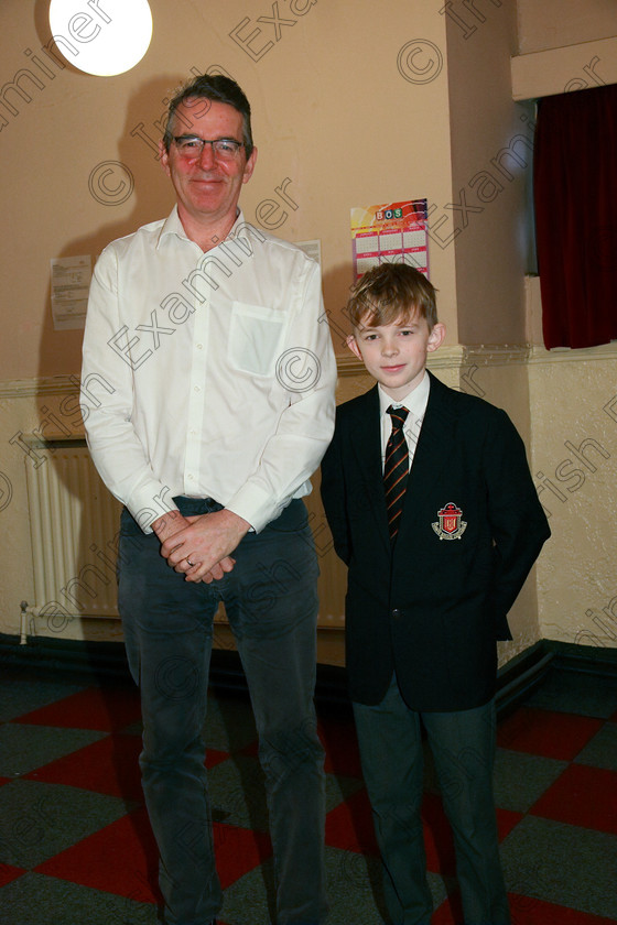 Feis31012018Wed07 
 7
Performer; Shea Hill from Turners Cross with his dad Paul.
 Class: 164: Piano Solo 14 years and under. Feis Maitiú 92nd Festival held in Fr. Matthew Hall. EEjob 31/01/2018 Picture: Gerard Bonus