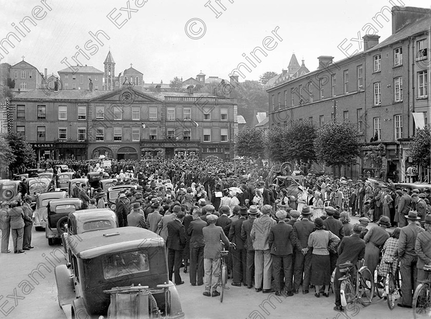 EOHNowandthenFermoy36 
 Now and Then Fermoy
Picture: Eddie O'Hare Carnival at the Square, Fermoy 24/07/1939 378C Old black and white fetes festivals