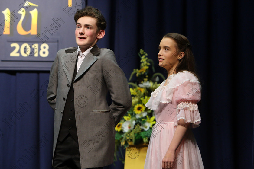 Feis15032018Thu26 
 25~26
Peter Long and Abi Murphy performing “16 going on 17” from The Sound of Music.
 Speech and Drama Class: 336: “The Trevor Ryan Perpetual Cup” Musical Drama Duo18 Years and Under Feis Maitiú 92nd Festival held in Fr. Mathew Hall. EEjob 15/03/2018 Picture: Gerard Bonus.