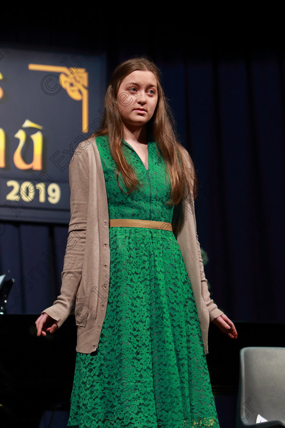 Feis10022019Sun16 
 15~16
Kate Neville singing “Princess”.

Class: 112: The C.A.D.A. Perpetual Trophy” Solo Action Song 14 Years and Under –Section 2 An action song of own choice.

Feis Maitiú 93rd Festival held in Fr. Matthew Hall. EEjob 10/02/2019. Picture: Gerard Bonus