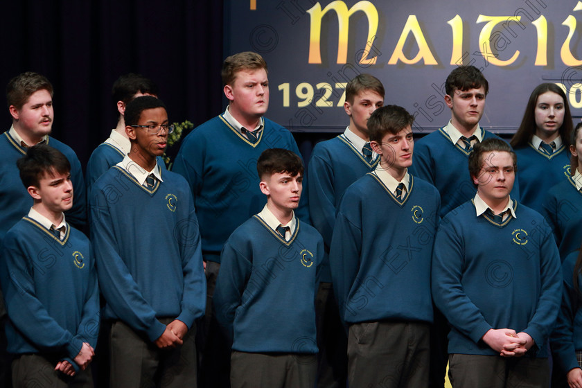 Feis27022019Wed66 
 64~66
Glanmire Community School singing “Fly Me To The Moon”.

Class: 81: “The Father Mathew Perpetual Shield” Part Choirs 19 Years and Under Two contrasting songs.

Feis Maitiú 93rd Festival held in Fr. Mathew Hall. EEjob 27/02/2019. Picture: Gerard Bonus