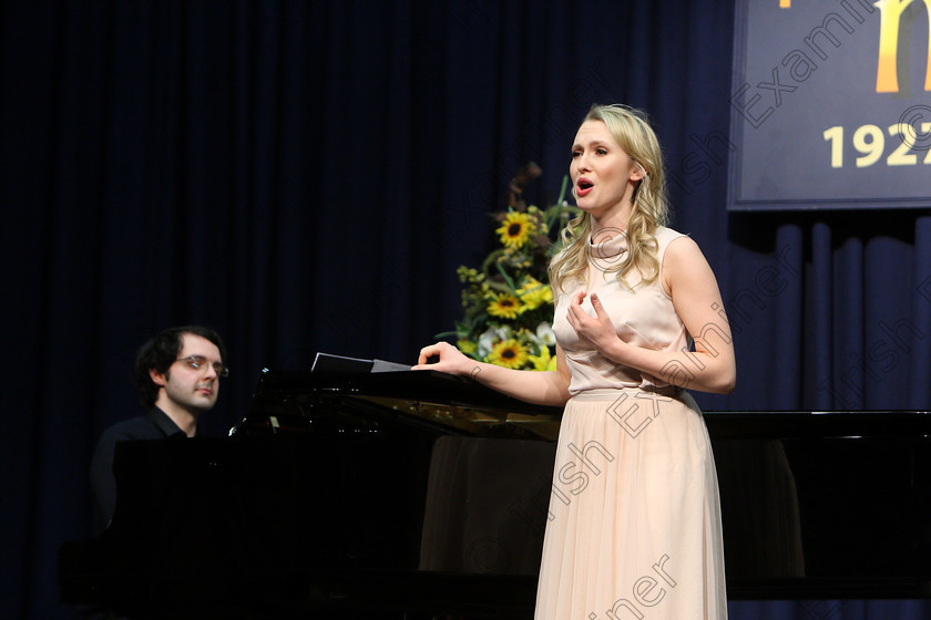 Feis04032018Sun20 
 20~21
Fiona Falvey from Carrigaline performing with Accompanist Tom Doyle.
 Singing and School Choirs Class: 13: The Lieder Perpetual Prize” and “Doyle Bursary” Bursary Value €100 Lieder Repertoire Feis Maitiú 92nd Festival held in Fr. Mathew Hall. EEjob 04/03/2018 Picture: Gerard Bonus