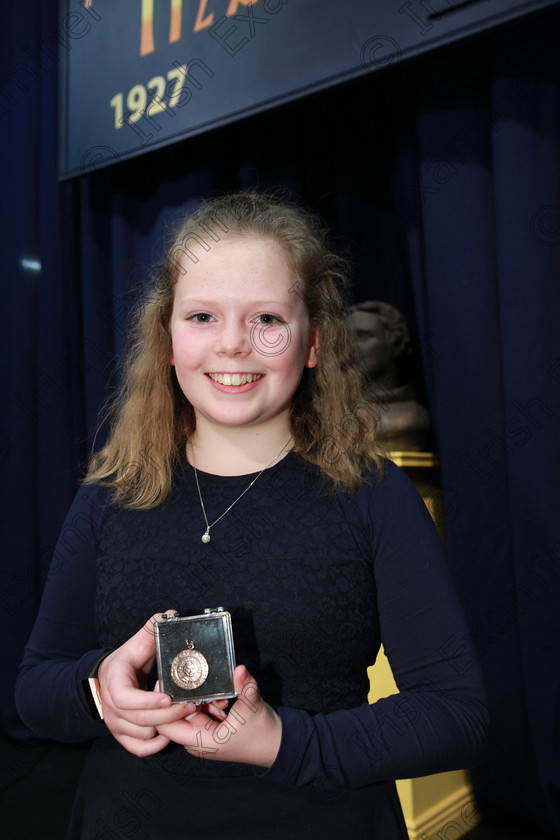 Feis30012020Thurs27 
 27
Bronze Medallist, Grace O’Connell from Glanmire.

Class: 251: 10 Years and Under Mancini – The Pink Panther
 Feis20: Feis Maitiú festival held in Fr. Mathew Hall: EEjob: 30/01/2020: Picture: Ger Bonus.