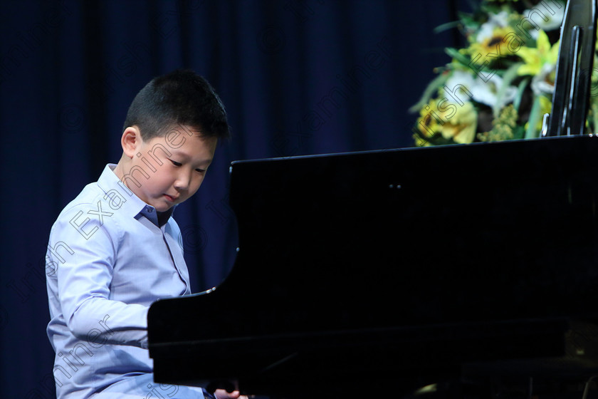 Feis01022019Fri01 
 1
George Xi Lin giving a winning performance.

Class: 166: Piano Solo: 10Yearsand Under (a) Kabalevsky – Toccatina, (No.12 from 30 Childrens’ Pieces Op.27). (b) Contrasting piece of own choice not to exceed 3 minutes.
 Feis Maitiú 93rd Festival held in Fr. Matthew Hall. EEjob 01/02/2019. Picture: Gerard Bonus