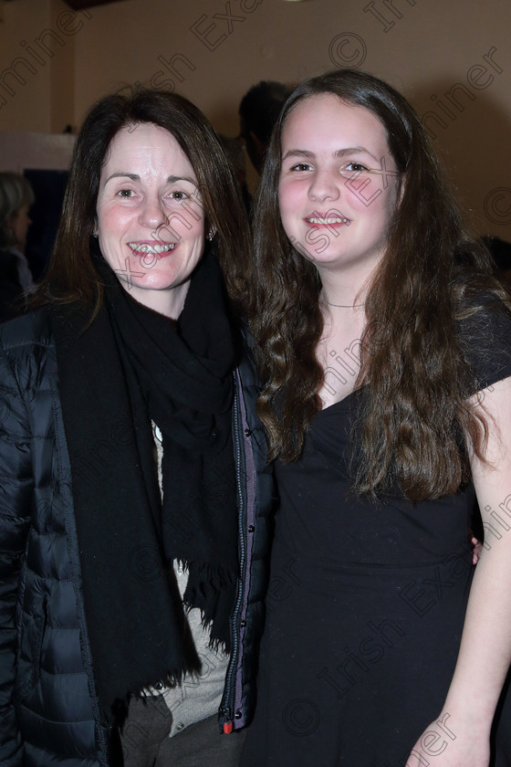 Feis31012019Thur33 
 33
Performer Aoibhinn Brennan from Carrigaline with her mother Nuala.

Class: 164: Piano Solo 14 Years and Under (a) Schezo in B Flat D.593 No.1 (b) Contrasting piece of own choice not to exceed 3 minutes.

Feis Maitiú 93rd Festival held in Fr. Matthew Hall. EEjob 31/01/2019. Picture: Gerard Bonus