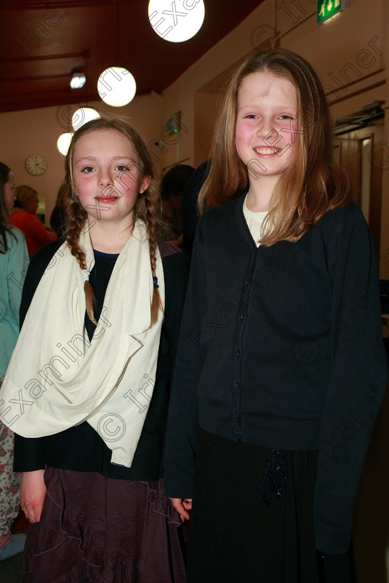 Feis12032018Mon56 
 56
Jemma Young and Grace Harris performed “Victoria Bess”.
 Speech and Drama Class: 311: Dramatic Duo 12 Years and Under –Section 1 Solo Feis Maitiú 92nd Festival held in Fr. Mathew Hall. EEjob 12/03/2018 Picture: Gerard Bonus