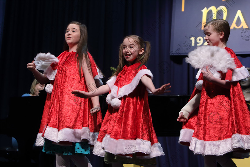 Feis27032018Tue77 
 65~69
A fabulous 90 marks for the family of Faye, Sophia and Charlotte Herlihy from Ballinhassig performed in the Family Class A programme of own choice not to exceed 10 minutes they called it “Sisterhood” every adjudicator at this year’s Feis awarded the top mark of 90 points to one or two acts, many adjudicators don’t give the highest score in years of adjudicating, reflecting the very high standard going through the doors of Fr. Mathew Hall. 
 Feis Maitiú 92nd Festival held in Fr. Mathew Hall. EEjob 28/03/2018 Picture: Gerard Bonus